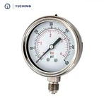 100mm roostevabast terasest manomeetrit CE-ga